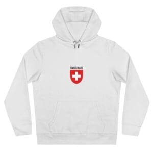 Sweat à capuche Swiss Made rouge