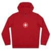 Sweat à capuche rond avec croix suisse - Thumbnail Image 29