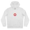 Sweat à capuche rond avec croix suisse - Thumbnail Image 1