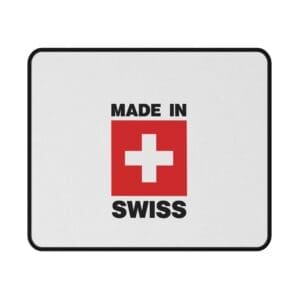 Mouse pad made in Switzerland black