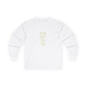 Long sleeve  Fondue de toi blanc