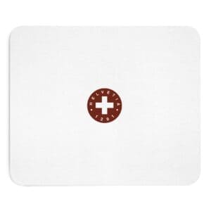 Helvetia round solid mouse pad